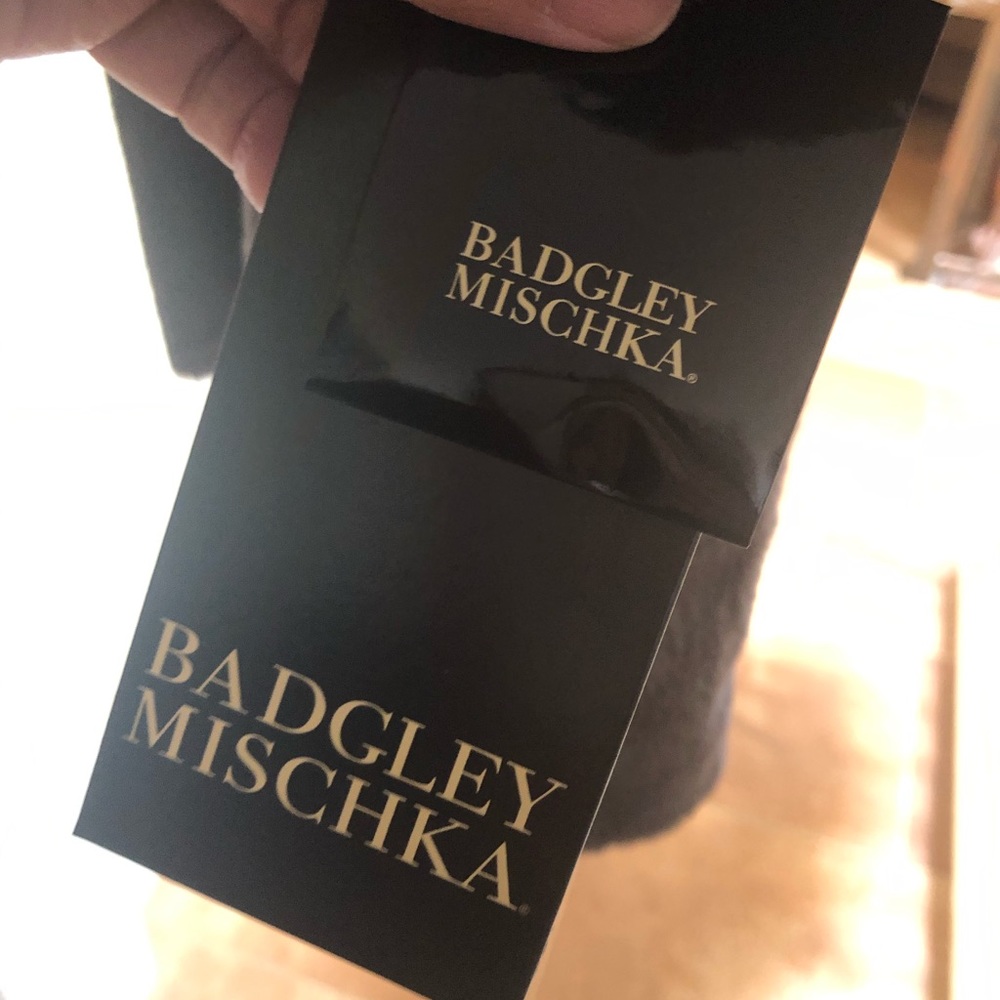 New Badgley Mischka fawn color coat